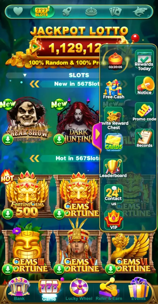 Official Yono 567 Slots Game Apk with New Updates - Download the App, Get Bonus & Cashback 2 Yono-567-Slots-Game-Apk-Homepage