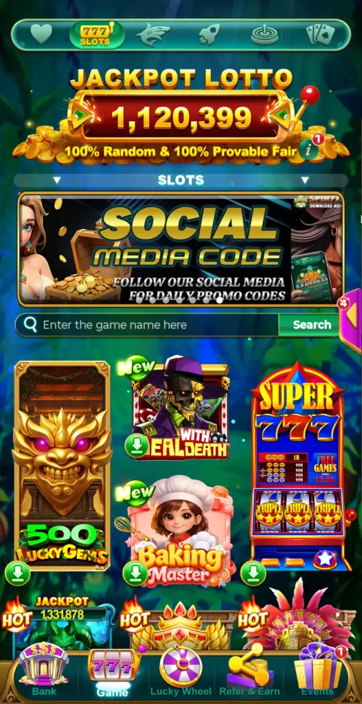 Yono Spin 777 App with New Updates - Download the App, Get Bonus & Cashback 2 Yono Spin 777 Game App Home Image
