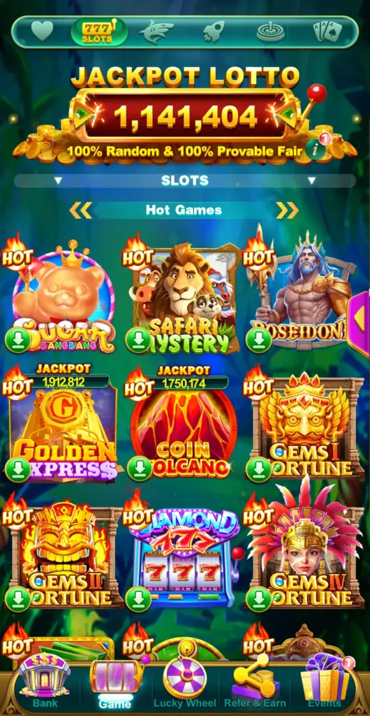 Yono YN 777 App with New Updates - Download the App, Get Bonus & Cashback 2 New Games in Yono YN 777 Game App Homepage