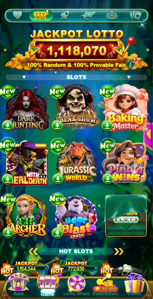 Yono Saga Slots App with New Updates - Download the App, Get Bonus & Cashback 2 Saga Slots Game App Home Image