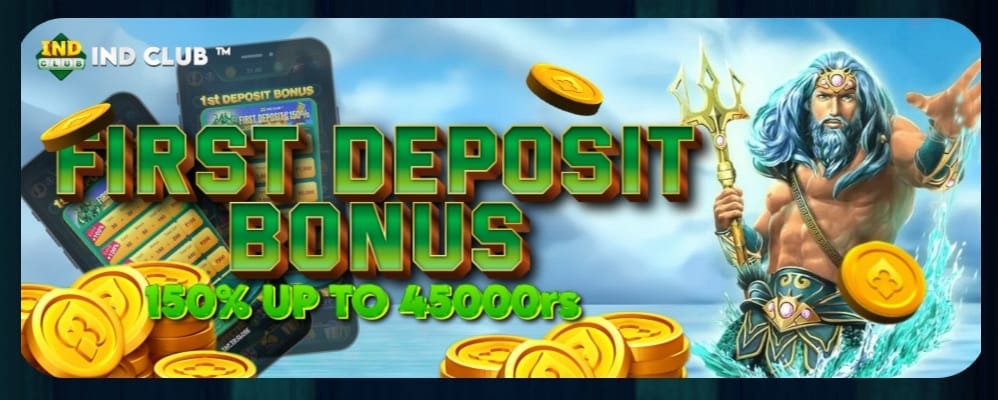 Yono IND Club Game App - First Deposit Bonus