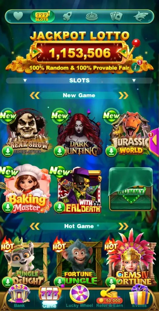 Yono Boss Rummy Game App Homepage