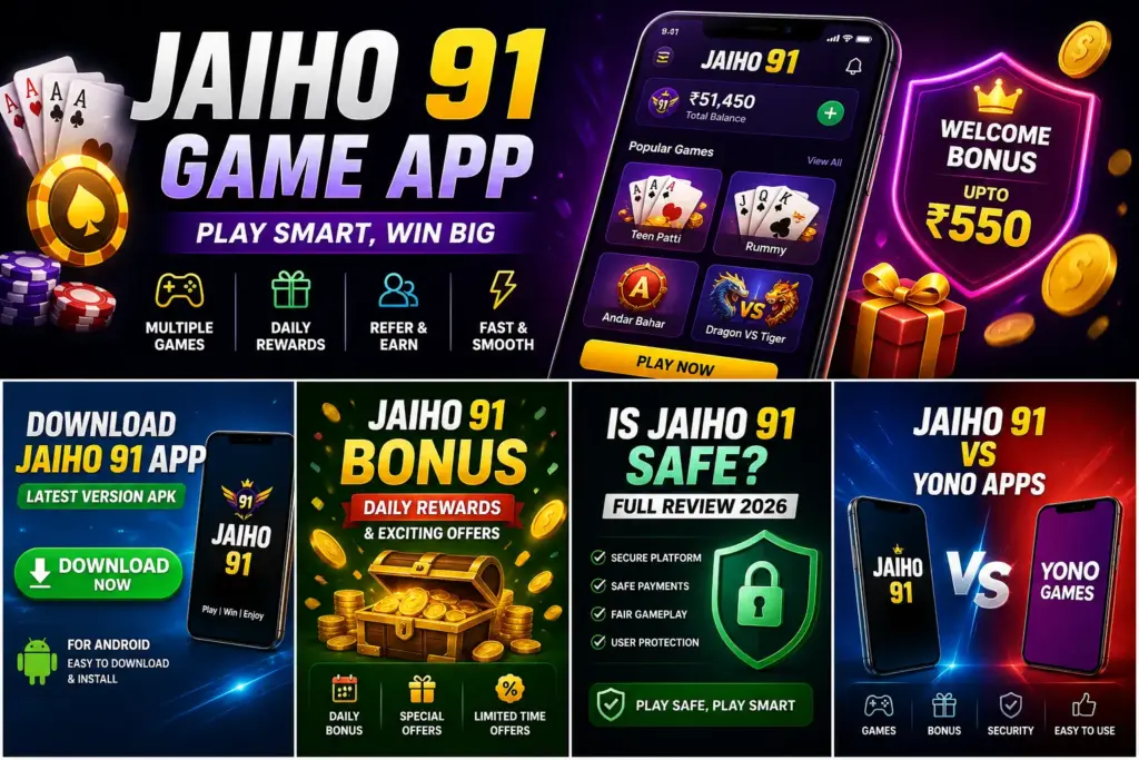 Jaiho 91 Game App Download - Latest Yono Game, Features, Bonus & Real User Guide 3 Yono Jaiho91 Game App Img